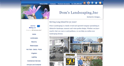 Desktop Screenshot of domslandscaping.com